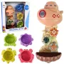 LEAN TOYS Bath Toys Set: Ship, Sea Animals, Waterfall, Suction Cups