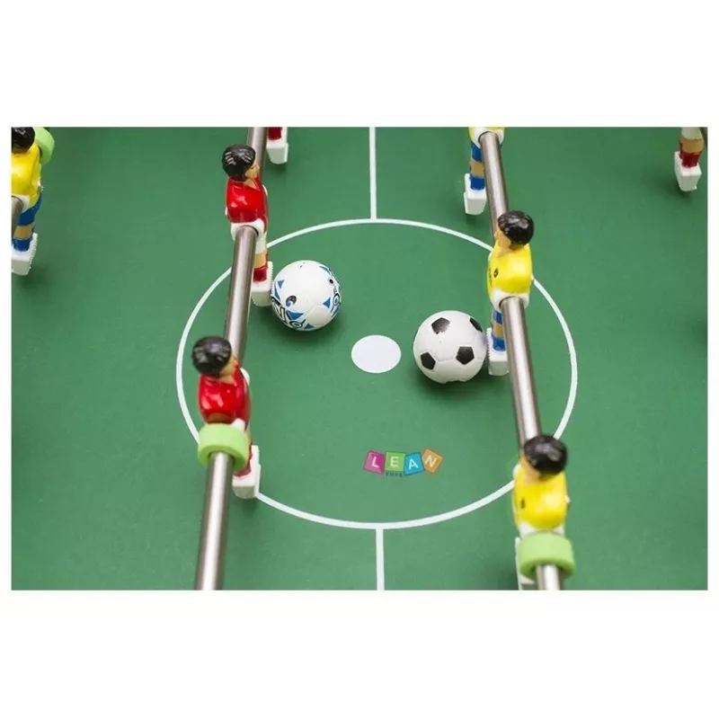 LEAN TOYS Big Football Table 70 cm Soccer Sport - Tabletop Game with 22 Players