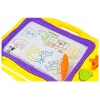 LEAN TOYS Blackboard with Stamps and Colorful Background
