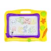 LEAN TOYS Blackboard with Stamps and Colorful Background