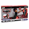 LEAN TOYS 2-in-1 Muay Thai Boxing Training Set with Gloves and Focus Mitts, Black