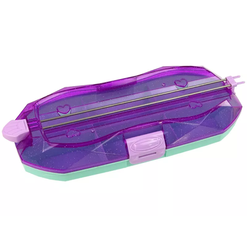 LEAN TOYS Bracelet Making Set Coloured Beads Container Creator