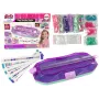 LEAN TOYS Bracelet Making Set Coloured Beads Container Creator