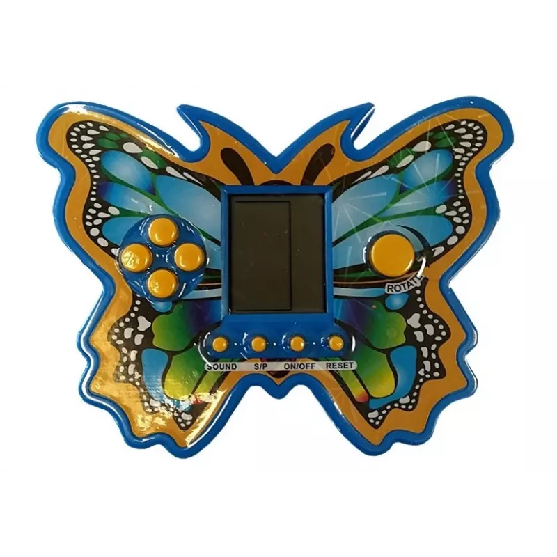 LEAN TOYS Brick Game Tetris Butterfly Blue