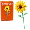 LEAN TOYS Building Blocks Single Flower With Stem Colorful Mix 71-106 Pieces