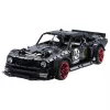 LEAN TOYS Building Blocks Sports Car Mustang Hoonicorn V2 Set - 3201 Pieces, 1:8 Scale, ABS Plastic