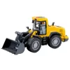 LEAN TOYS Bulldozer Construction Excavator with Lights, Sounds and Moving Bucket – Yellow