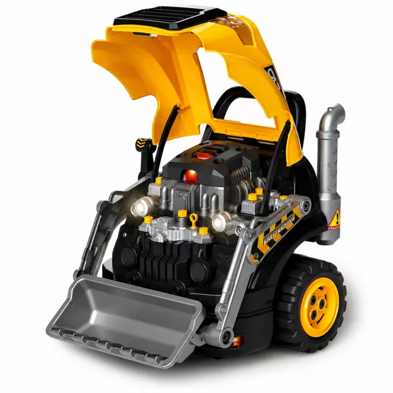 LEAN TOYS Bulldozer Excavator Take Apart Toy - Little Handyman with Lights, Sounds and Steam Effect (3+ Years)