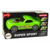LEAN TOYS Car 1:14 Green Sports Sound Lights Vehicle