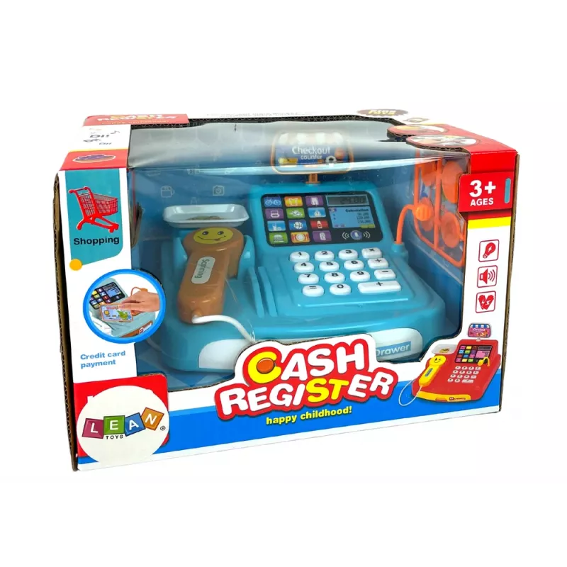 LEAN TOYS Cash Register Cookie Packaging Scale with Battery and Scanner