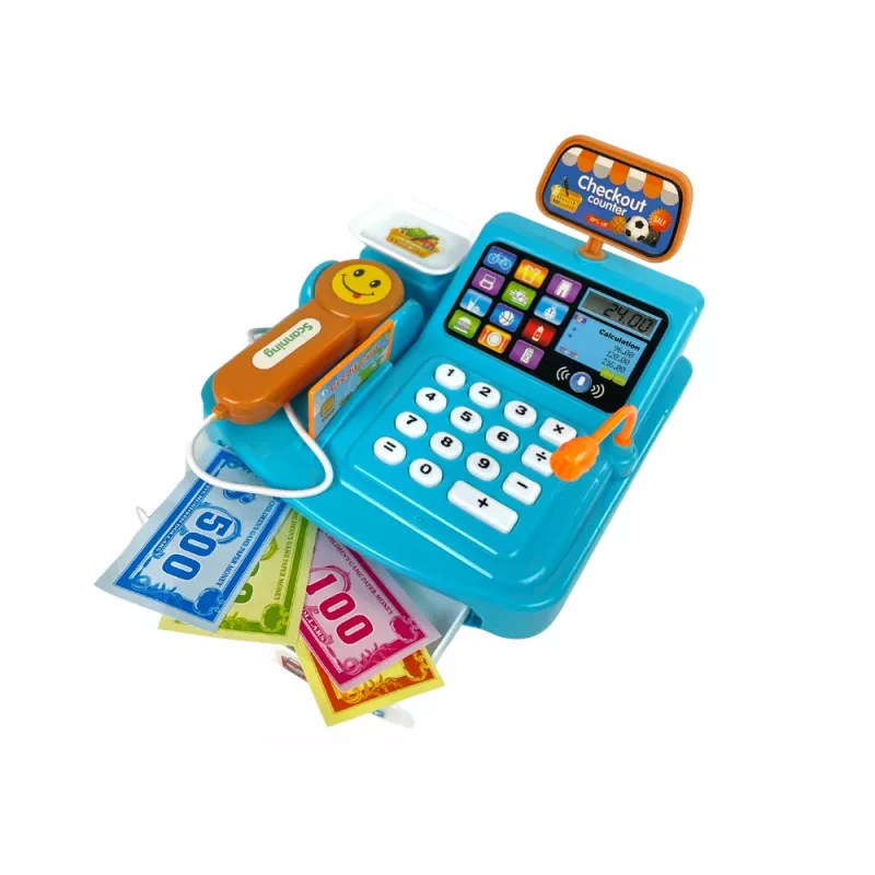 LEAN TOYS Cash Register Cookie Packaging Scale with Battery and Scanner
