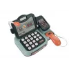 LEAN TOYS Cash Register Shop Kit with Microphone Sound Terminal – Interactive Playset for Kids 3+