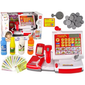 LEAN TOYS Cash Register With Touch Screen