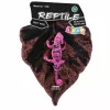 LEAN TOYS Chameleon Rubber Figurine Stretchable Realistic Purple Reptile 14 cm