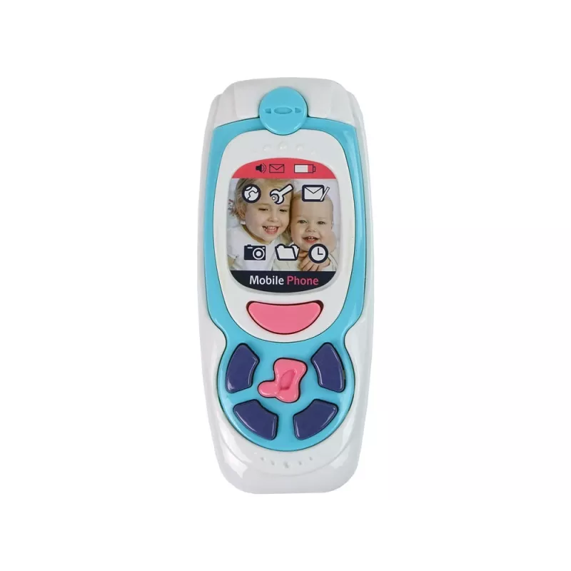 LEAN TOYS Children's Educational Mobile Phone Melody Blue