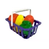 LEAN TOYS Children's Fiscal Cash Register Calculator Vegetable Basket