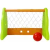 LEAN TOYS Children's Green and Orange Football Goal