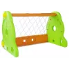 LEAN TOYS Children's Green and Orange Football Goal