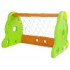 LEAN TOYS Children's Green and Orange Football Goal