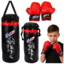 LEAN TOYS Children's Punching Bag Exercise Set MUAY THAI Gloves 55x17cm M