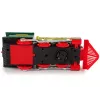 LEAN TOYS Christmas Locomotive Lights Sound Green Battery Operated