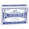 LEAN TOYS Classic Playing Cards Plastic Coating Blue - Poker Size, 54 Cards, Splash-Resistant