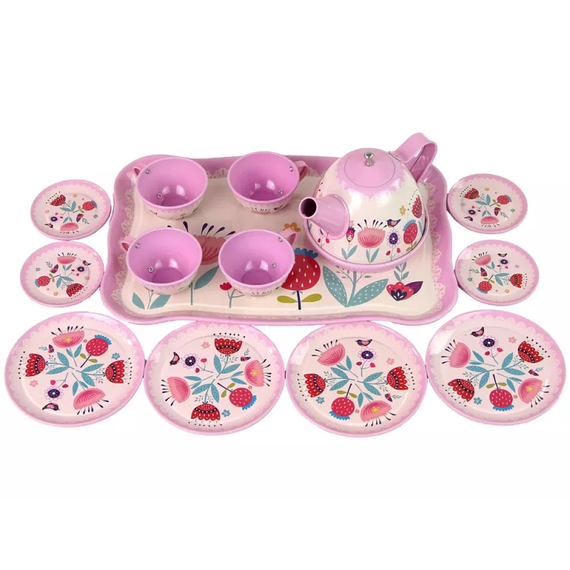 LEAN TOYS Coffee and Tea Set in a Trunk