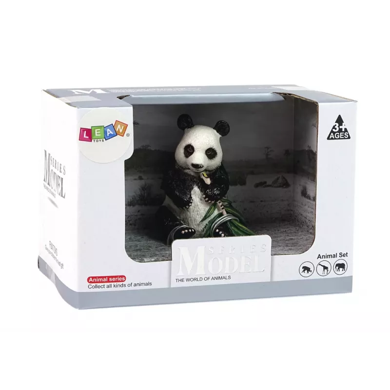 LEAN TOYS Collector's Figurine Great Panda with Bamboo