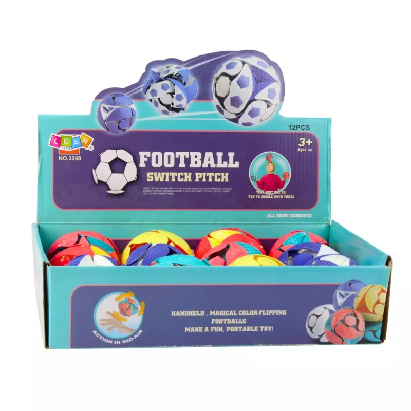 LEAN TOYS Color Changing LED Juggling Ball 8 cm Multi-color