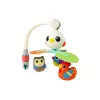 LEAN TOYS Colourful Birds Melody Carrousel for Baby's Cot and Stroller