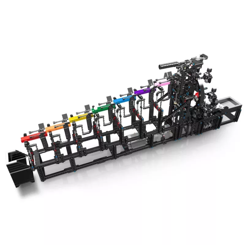 LEAN TOYS Construction Blocks Ball Track with Electric Motor 2520 pcs.