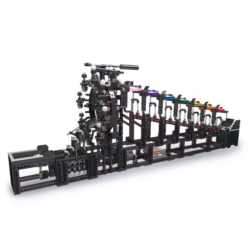 LEAN TOYS Construction Blocks Ball Track with Electric Motor 2520 pcs.