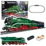 LEAN TOYS Construction Blocks Remote Controlled Steam Locomotive RC 2348 el. – 2,348 Pieces