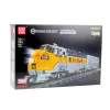 LEAN TOYS Construction Blocks Set Gray-Yellow Remote Control Train RC 1751 Pieces