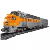 LEAN TOYS Construction Blocks Set Gray-Yellow Remote Control Train RC 1751 Pieces
