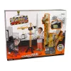 LEAN TOYS Construction Crane Controlled by R/C Remote Control 90 cm High Eiffel Tower Construction