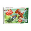 LEAN TOYS Creative Artistic Set Dinosaurs 3D Plaster Paints - Cast & Paint 6 Dinosaur Figures, 6 Molds, 6 Paints, Tools, Ages 5+