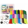 LEAN TOYS Creative Set of Clay Modeling Clay 24 Colors Accessories