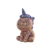 LEAN TOYS Creative Unicorn Kit DIY Diamonds Crystals Brown