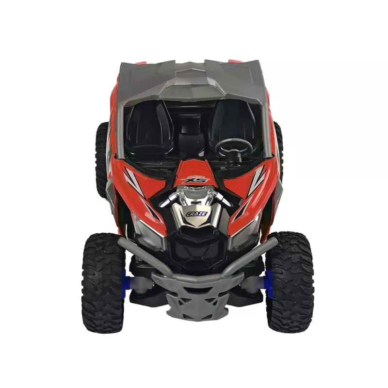LEAN TOYS Cross Country Remote Controlled Terrain Car 27 MHz Red
