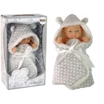 LEAN TOYS Cute Baby Doll Grey Cocard