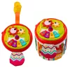 LEAN TOYS Cylinder Sensory Cube Interactive Shape Sorter with Lights and Sounds - Multicolor (22659)