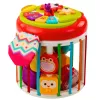 LEAN TOYS Cylinder Sensory Cube Interactive Shape Sorter with Lights and Sounds - Multicolor (22659)