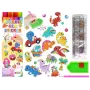 LEAN TOYS Diamond Embroidery Sticker Set Dinosaurs Mosaic