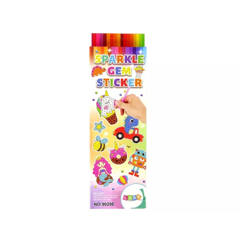 LEAN TOYS Diamond Embroidery Sticker Set Space Astronaut Mosaic