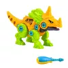 LEAN TOYS Dinosaur Construction Blocks Screwing Set with Screwdriver 4-in-1