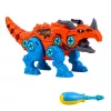 LEAN TOYS Dinosaur Construction Blocks Screwing Set with Screwdriver 4-in-1