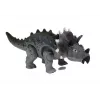 LEAN TOYS Dinosaur on Battery Triceratops Gray