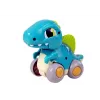 LEAN TOYS Dinosaur on Wheels Blue Figure