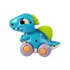 LEAN TOYS Dinosaur on Wheels Blue Figure